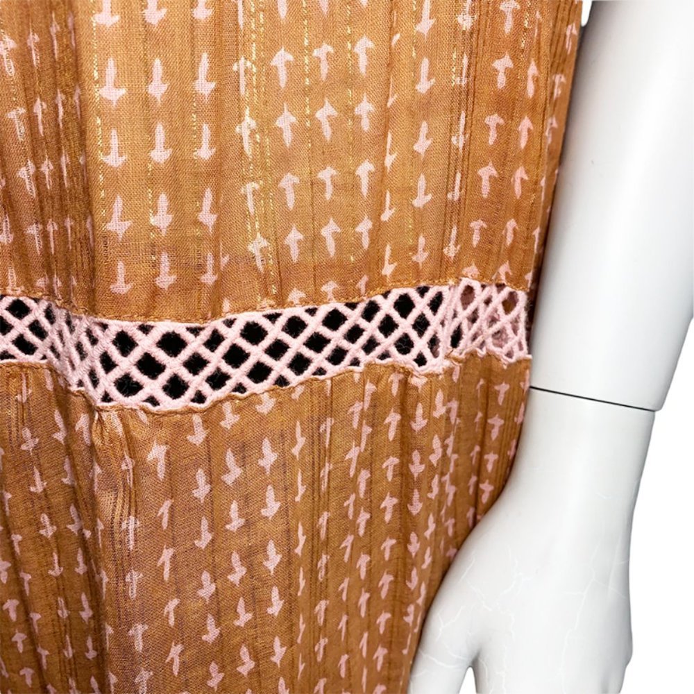 NWT FREE PEOPLE MIDNIGHT DANCE Boho Maxi Festival Dress - Picture 8 of 9
